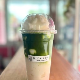 ชาเขียวมะพร้าวนมสดปั่น