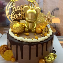 เค้กหมีทอง ครึ่งปอน