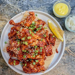 ไก่ทอดซอสเกาหลี (พิซซ่า)