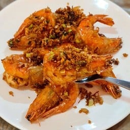 กุ้งผัดซอสเอ็กโอ จานเล็ก