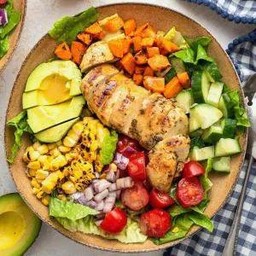 Gordan Salad 🍀 Gordan Chicken Lean Salad 🥗 สลัดกอร์ดัน ไก่รมควัน