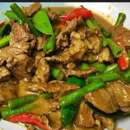 ข้าว+ผัดเครื่องแกงใต้เนื้อ