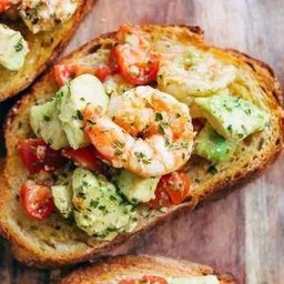 ⭐5.0 (241) - ซาวเออร์โด โทสต์ กุ้งเนยกาลิค ราชินีอโวคาโด🍤GarlicShrimpAvocado