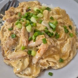 ไข่ข้นก้ามปูราดข้าว