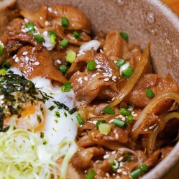 ข้าวหน้าเนื้อ+ไข่ออนเซ็น