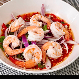 ยำกุ้งสุก