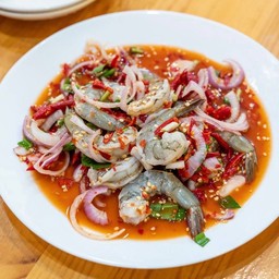 ยำกุ้งสด