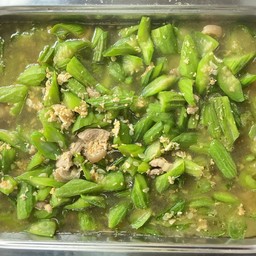 ผัดบวบใส่ไข่