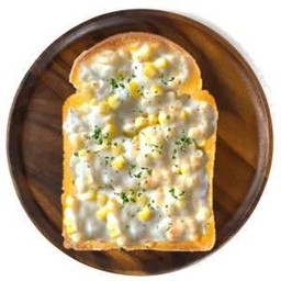 ⭐5.0 (492) - ขนมปังปิ้ง คอร์นชีสนัว Baked Cheesy Corn Toast