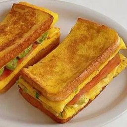 Pan Sandwich 🥪 Avocado Ham Cheese แพนแซนวิช อโวคาโด้ แฮมชีส