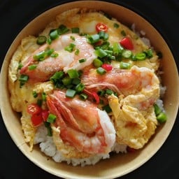 ข้าวไข่ข้นกุ้ง