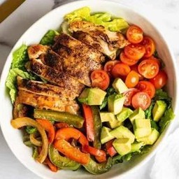 Lean Salad 🍀 Smoked BBQ Chicken Avocado ลีนสลัด ไก่รมควัน อโวคาโด้ 🥑