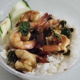 กะเพรากุ้ง