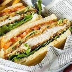 ⭐5.0 (167) - แซนวิช ไก่คริสปี้ เทาซันด์ 🍗 Crispy Fried Chicken Tenderloin