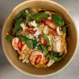 ข้าวห่อหมกทะเลไข่ข้น
