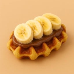 ครอฟเฟิลนูเทลล่ากล้วย