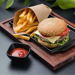 เบอร์เกอร์เนื้อ