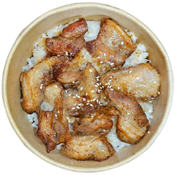 ข้าวหน้าหมูญี่ปุ่น (สามชั้น)