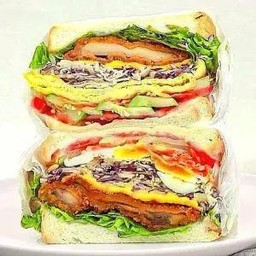 ⭐4.9 (117) - 🇰🇷แซนวิชเกาหลี ไก่กรอบ ไข่ดาวชีส 🍳 EggCheese CrispyChick Sandwich