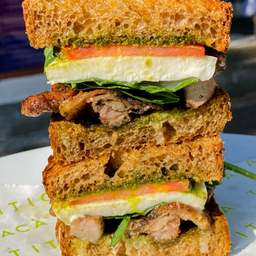 Sandwich grilled chicken burrata