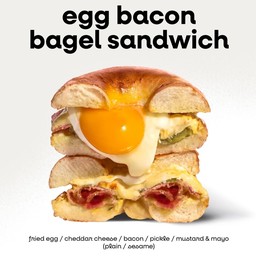 Egg bacon sandwich