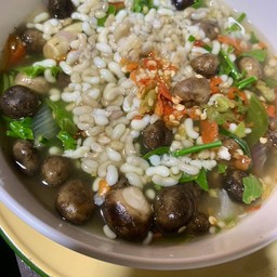 แกงเห็ดเผาะ ไข่มดแดง