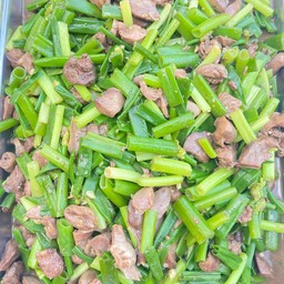 ผัดดอกหอมเครื่องใน