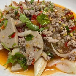 ยำวุ้นเส้นหมูสับ