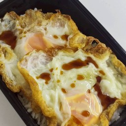 ข้าวไข่ดาวเบิ้ล +ซอสแม็กกี้