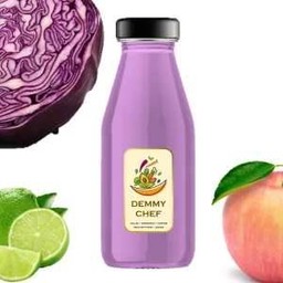 ⭐4.7 (96) - Cold-Pressed RedCabbage AppleLime 🍎แอปเปิ้ลมะนาว กะหล่ำม่วง
