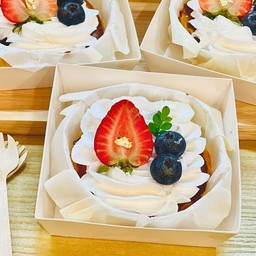 มินิชีสเค้กหน้าไหม้ (แบบกลม)