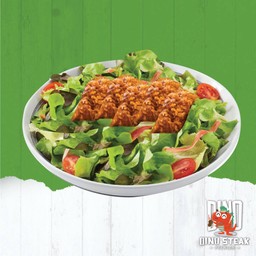 สลัดปลาทอด