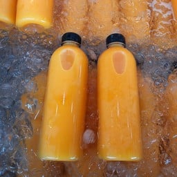 น้ำส้มคั้นแท้ 100% (เนื้อส้ม) Orange Juice with Orange Fresh 500 ml. Set 2 ขวด