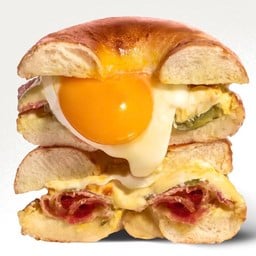 Egg bacon sandwich