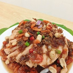 ยำกระท้อน น้ำปลาหวาน (แบบยำเลย)