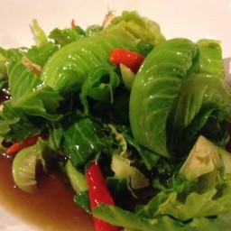 แขนงผัดปลาสลิด