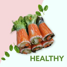 สลัดโรลปูอัด6ชิ้น