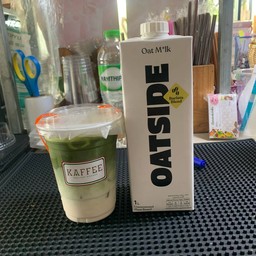 มัทฉะลาเต้ นมโอ๊ต