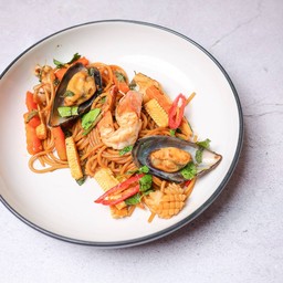 สปาเกตตี ผัดขี้เมา