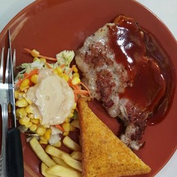 สเต็กหมูสันคอ ไซส์ S