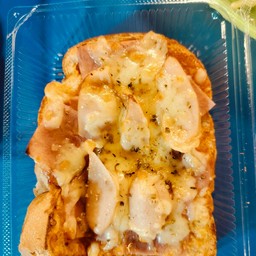 ปังอบพิซซ่ามินิ หน้าไส้กรอกแฮม