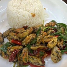 ข้าวขี้เมา หอยแมลงภู่