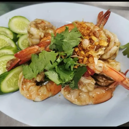 กุ้งกระเทียมพริกไทย