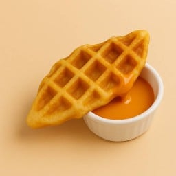 ครอฟเฟิล+ซอสดิปชาไทย