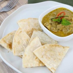 โรตี1แผ่น+เขียวหวานไก่