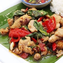 กะเพราไก่ (กับข้าว)