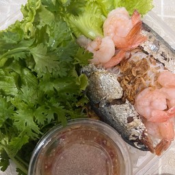 เมี่ยงปลาทูกุ้ง