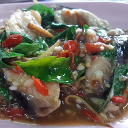 ปลาคังผัดฉ่า