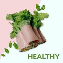 สลัดโรลแฮม6ชิ้น