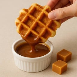 ครอฟเฟิล+ซอสคาราเมล